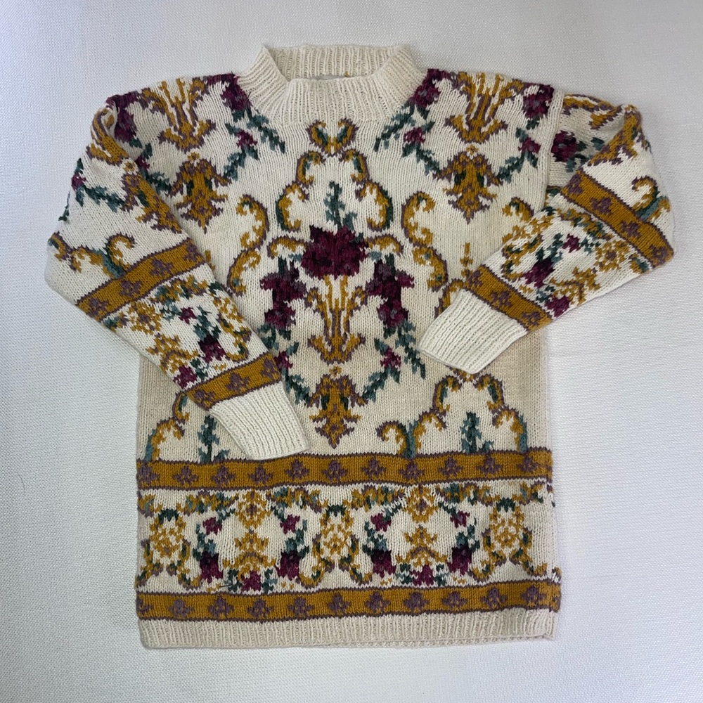 Handknitted Internationale Express Vintage Knit Sweater Size XS B